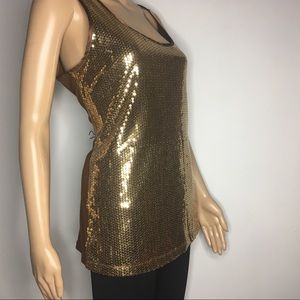 Shiny sequins top